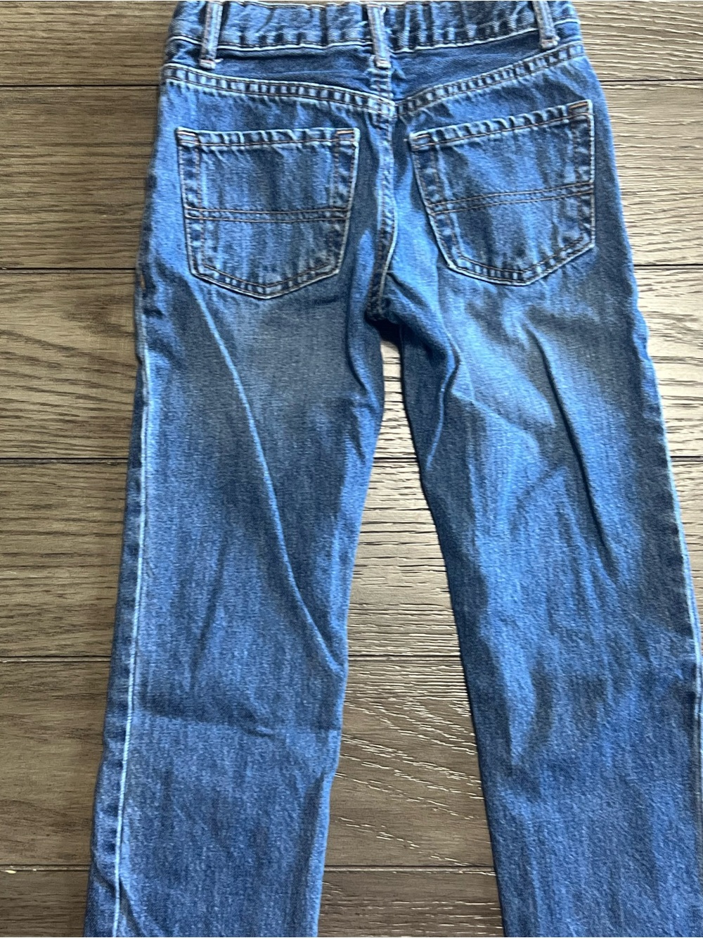 Boy’s Slim Straight Blue Jeans - Picture 2 of 3